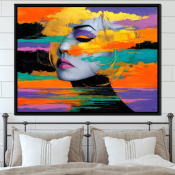 Chromatic Calm Portrait Drift - NicheCanvas