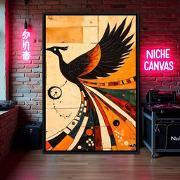 Phoenix in Dawn Flight - NicheCanvas