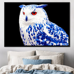 Sapphire Stare Nocturne - NicheCanvas