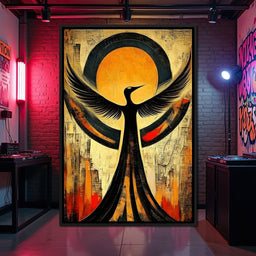 Radiant Wings of Dawn - NicheCanvas