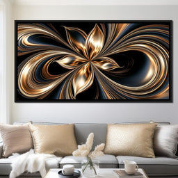 Gilded Currents Of The Infinite Void - NicheCanvas