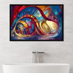 Vibrant Vortex - Tooples Art - NicheCanvas