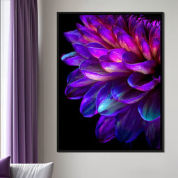 Electric Violet Petal Reverie - NicheCanvas