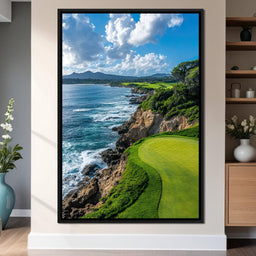 Coastal Greens Harmony - NicheCanvas