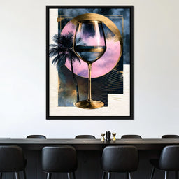 Solstice Evening at the Coastal Lounge - NicheCanvas