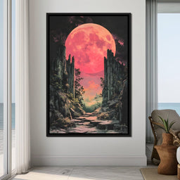 Moonlit Pathway Reverie - NicheCanvas
