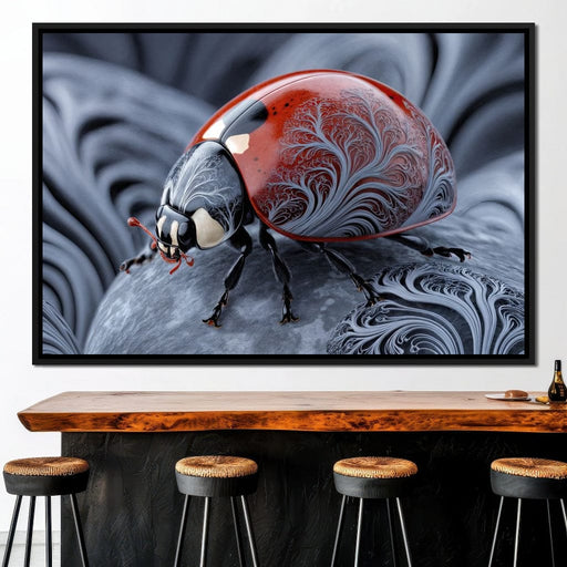 Lady of Patterns - TooplesArt Canvas Print