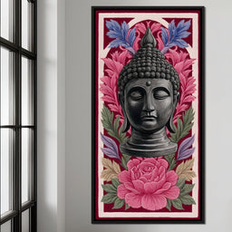 Buddha Tranquil Floral Meditation - NicheCanvas