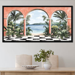 Tropical Archway - NicheCanvas