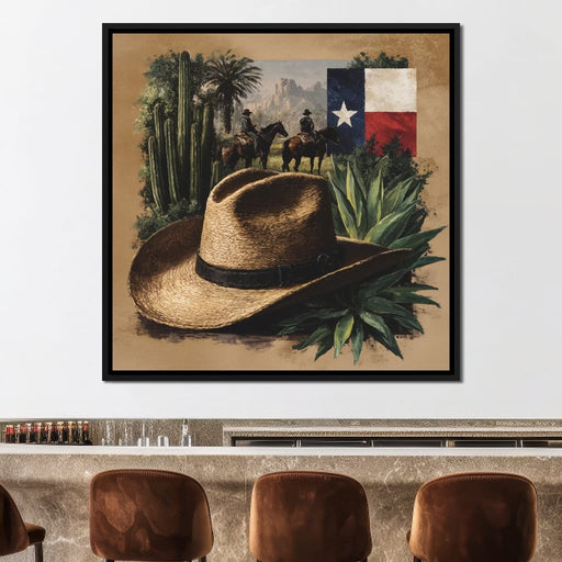Texas Rangers Desert Legacy Canvas Print