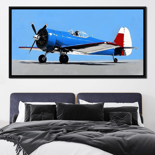 Aviation Elegance Soaring Skies Canvas Print