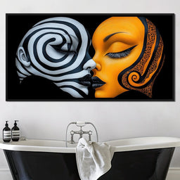 A Hypnotic Kiss - TooplesArt - NicheCanvas