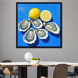 Lemon Kissed Oysters - NicheCanvas