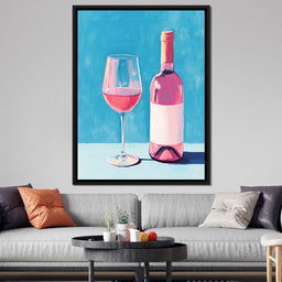 Rosé Reflections of Summer - NicheCanvas