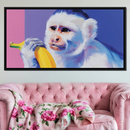 Monkey Dreams of Banana - NicheCanvas
