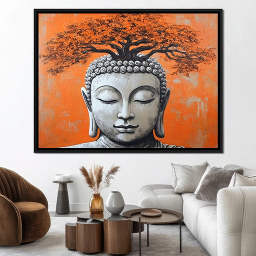 Buddha Tranquility Tree Spirit Canvas Print