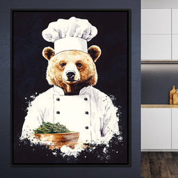 Chef Bear Culinary Delight - NicheCanvas
