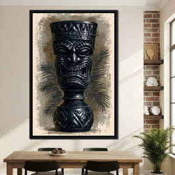 Ancient Totem Of The Island Spirit - NicheCanvas