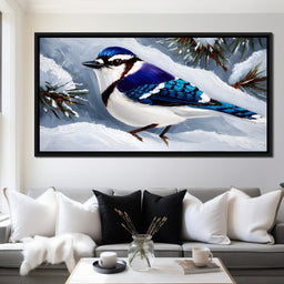 Winter Plume Tranquility - NicheCanvas