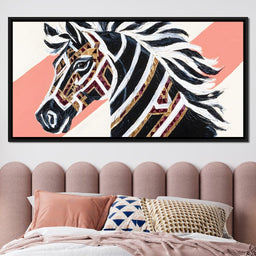 Majestic Mosaic Stripes - Alicia Smith - NicheCanvas