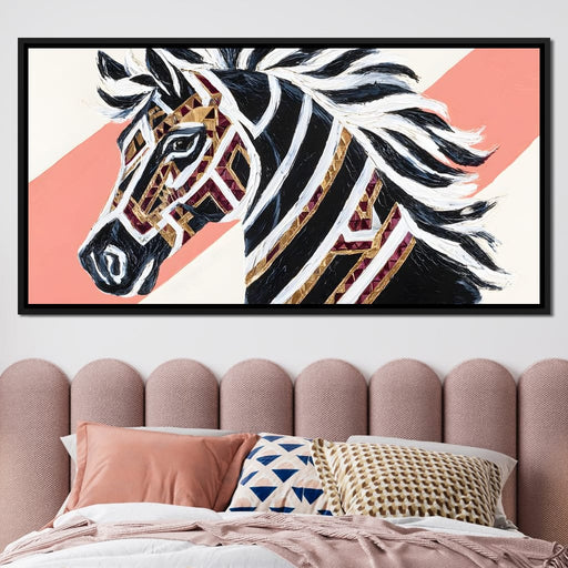 Majestic Mosaic Stripes - Alicia Smith Canvas Print