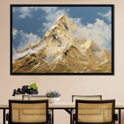 Golden Summit Rising Light - NicheCanvas