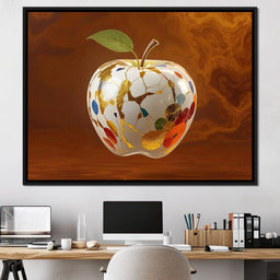 The Kintsugi Apple - TooplesArt - NicheCanvas