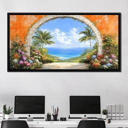 Tropical Gateway to Bliss - NicheCanvas