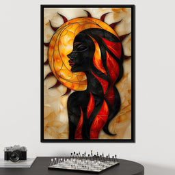 Solar Siren of the Flames - NicheCanvas