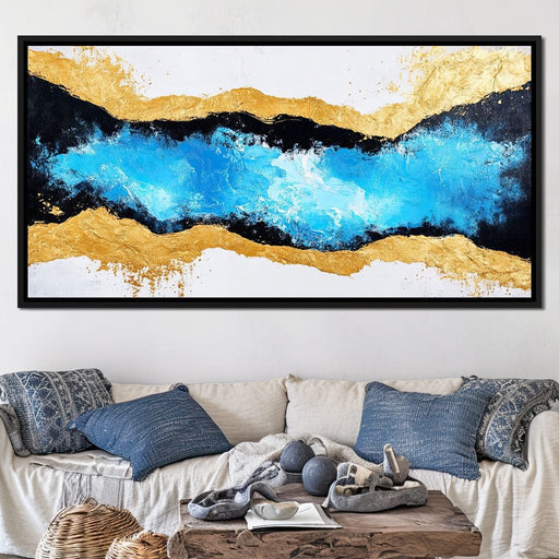 Golden Horizon Drift Canvas Print