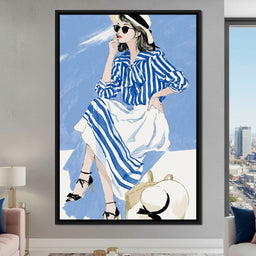 Clear Blue Sky Vacation - NicheCanvas