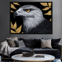 Majestic Sentinel Golden Leaves - NicheCanvas