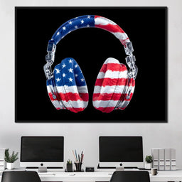 Patriotic Beats of Freedom Sound - NicheCanvas