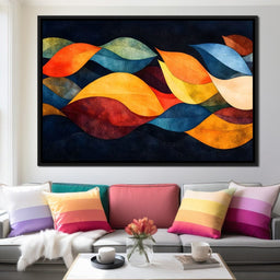 Vibrant Tides of Expression - NicheCanvas