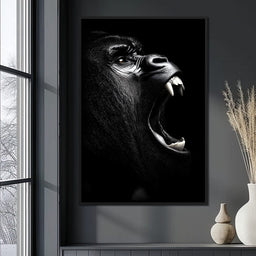 Primal Roar Silence Echoes - NicheCanvas