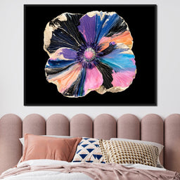 Gilded Petals Of A Midnight Garden - NicheCanvas
