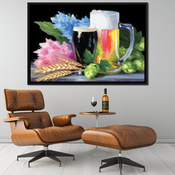 Brew and Blossom Fusion - NicheCanvas