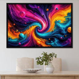 Orbiting Through Liquid Light - TooplesArt - NicheCanvas