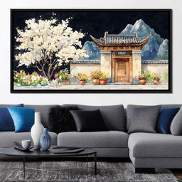 Acient Japanese City - NicheCanvas