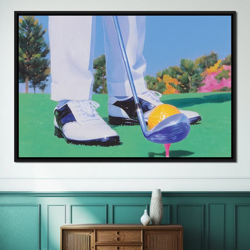 Golfing Daydreams in Bloom Canvas Print