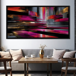 Vibrant Rhythms of Reflection - NicheCanvas