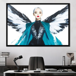 Elegance of Celestial Wings - NicheCanvas