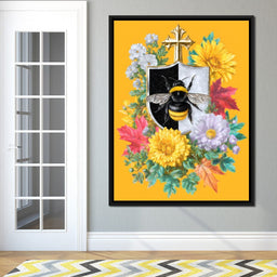 Golden Honey Monarch Bouquet - NicheCanvas