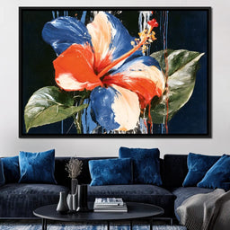 Falling Petals Of Heavy Rain - NicheCanvas
