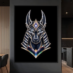 Celestial Anubis Guardian - NicheCanvas