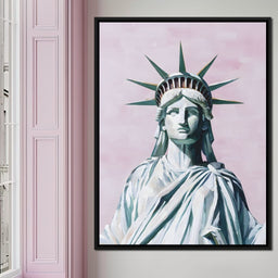 Liberty Crown Pastel Sky - NicheCanvas
