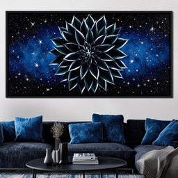 Stellar Petal Illumination - NicheCanvas