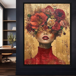 Blossom Crowned Silence - NicheCanvas