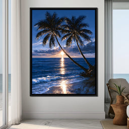 Last Light Over Distant Shores - NicheCanvas