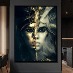 Golden Pharaoh Dual Face Elegy - NicheCanvas